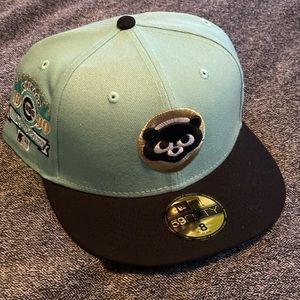 Hatclub Chicago Cubs “Tiffany blue” hat Size 8